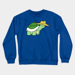 Cowboy Hat Turtle Crewneck Sweatshirt